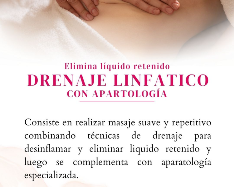DRENAJE LINFÁTICO CON APARATOLOGÍA