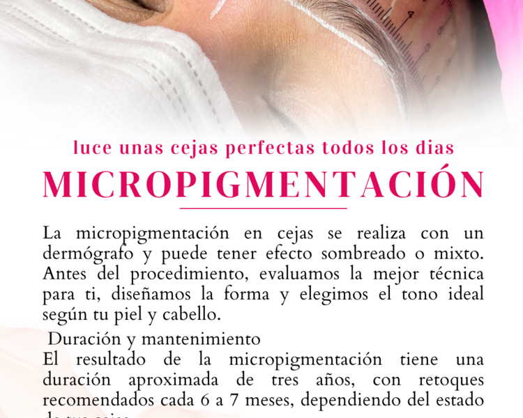 MICROPIGMENTACIÓN DE CEJAS