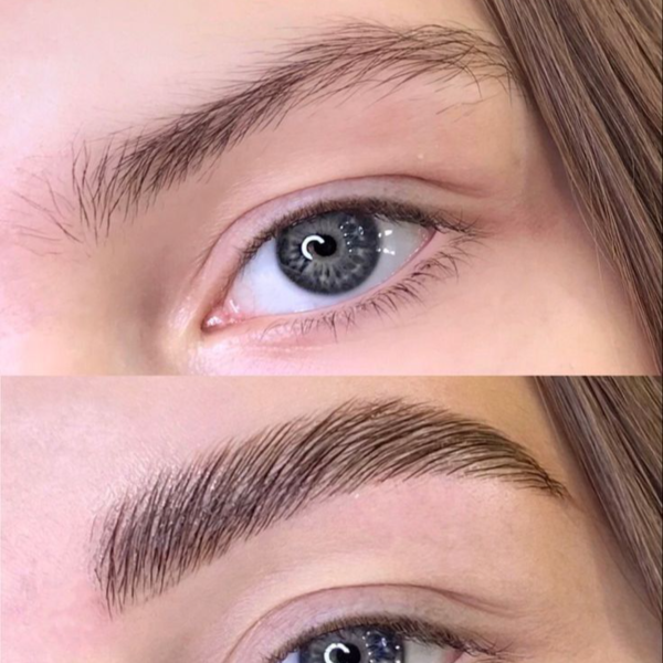 Laminado y  perfilado de cejas