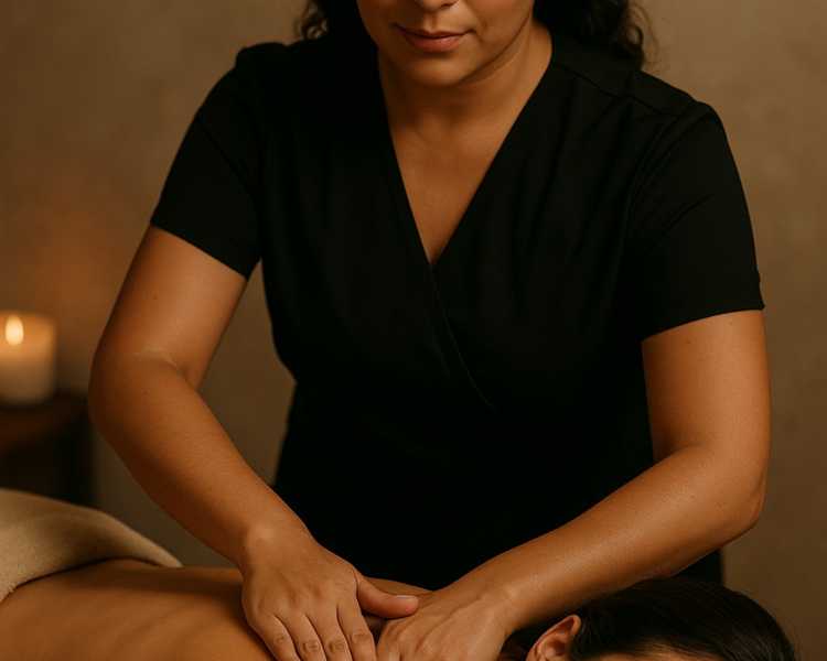 P-Masaje de Espalda, cuello y hombros 50 min // Back, neck and shoulders 50 min