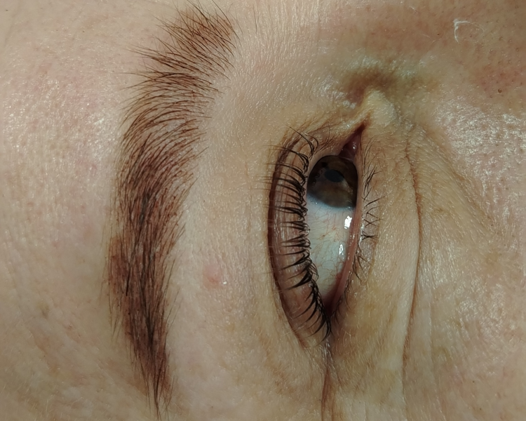 Diseño de cejas con Henna