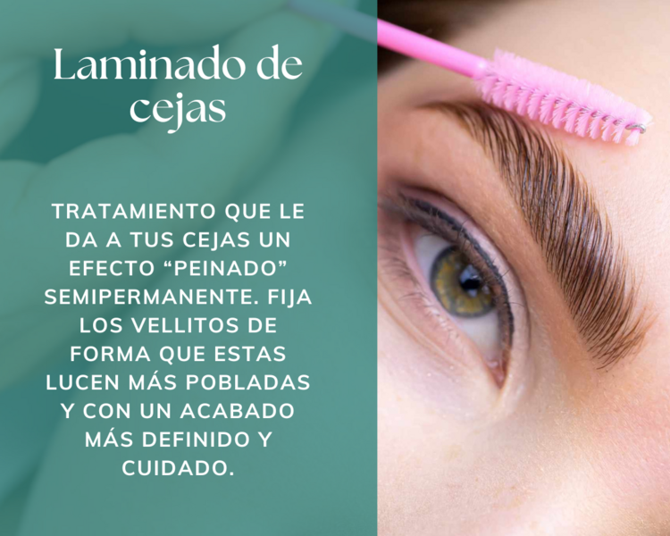 Laminado de Cejas (incluye diseño y perfilado)