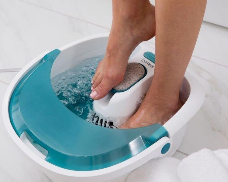 Spa de pies con esmaltado tradicional liso 