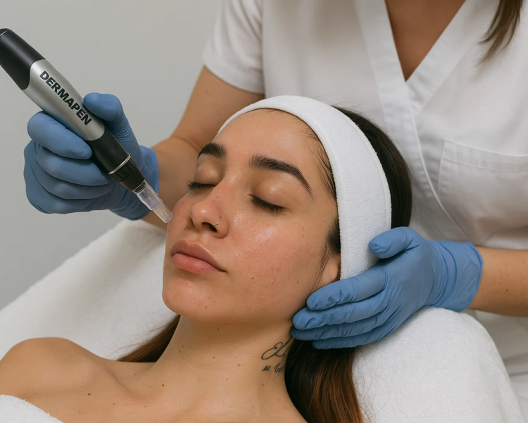 Limpieza de cutis super profunda con Dermaplaning y Dermapen
