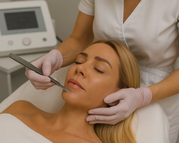 Limpieza de cutis super profunda con Dermaplaning y Dermapen