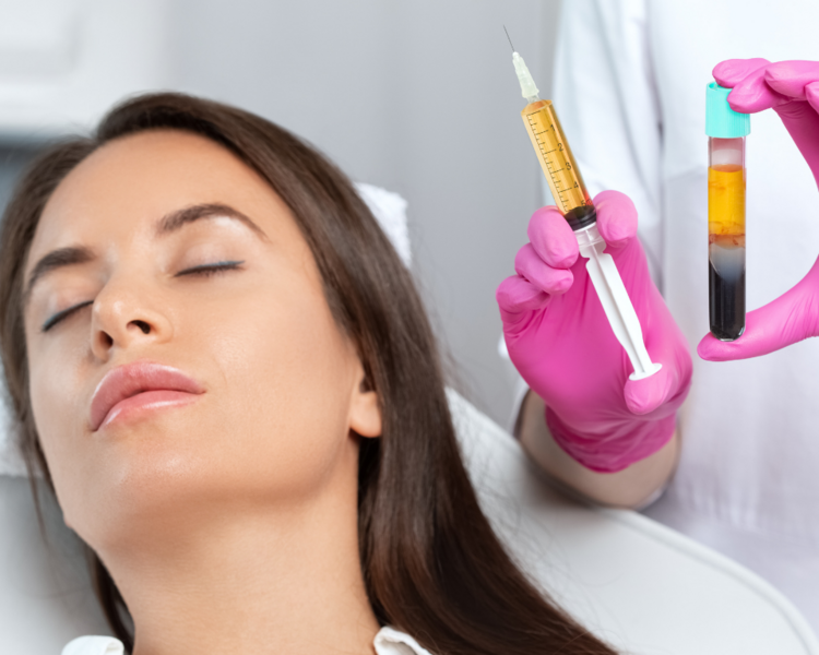 Plasma rico en plaquetas + cóctel de vitaminas 