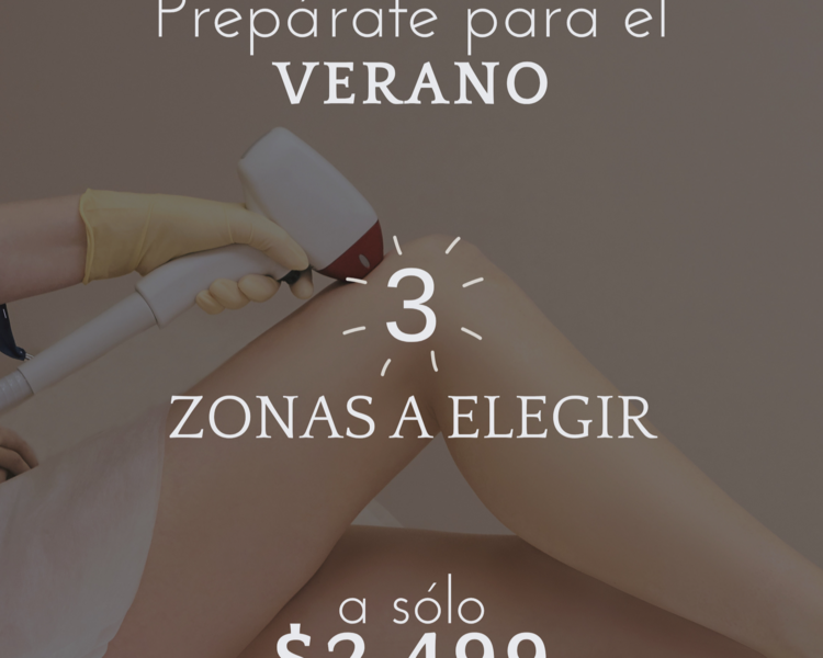 Depilación promo 3 zonas
