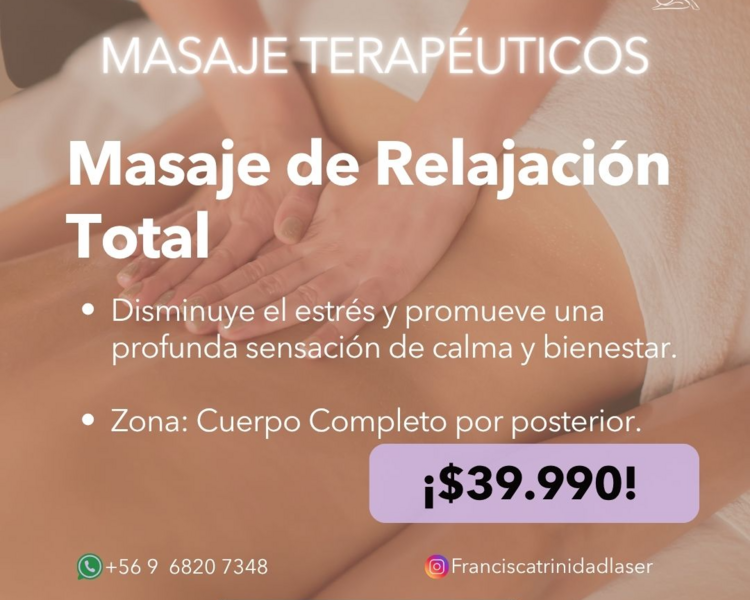 Masajes de Relajación (Cuerpo Completo)