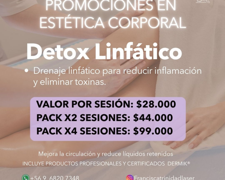 Pack: 2 Sesiones Detox Linfático