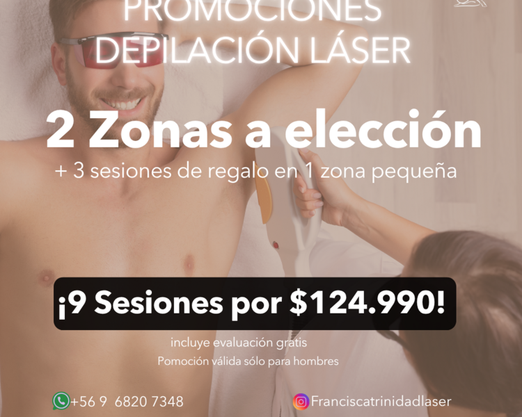 AÑO 2025-9 SESIONES EN 2 ZONAS  A TU ELECCIÓN + 1 ZONA PEQUEÑA DE REGALO (3 SESIONES) - AÑO 2025