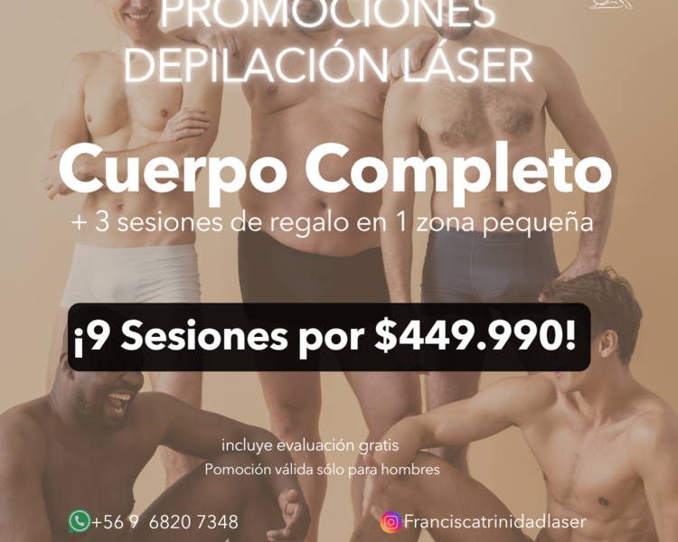 AÑO 2025-9 SESIONES CUERPO COMPLETO + 1 ZONA PEQUEÑA DE REGALO (3 SESIONES) - AÑO 2025
