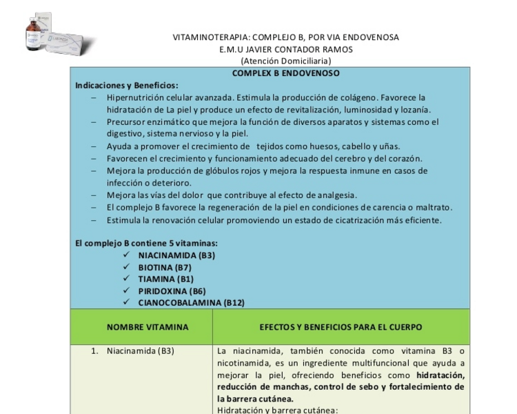 Protocolo 2 Provitamina B5