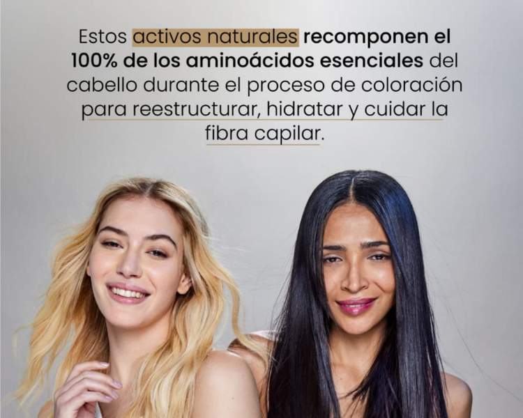 Coloracion Exiline retoque crecimiento