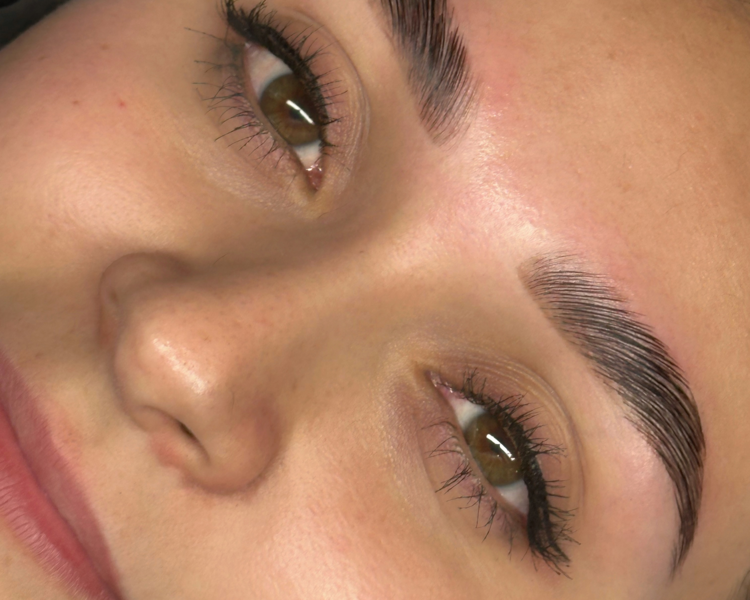 Brow laminado con coloración 