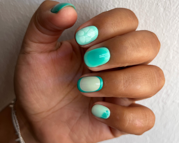 Manicure permanente con limpieza profunda (solo colores - ojo de gato - glitter)