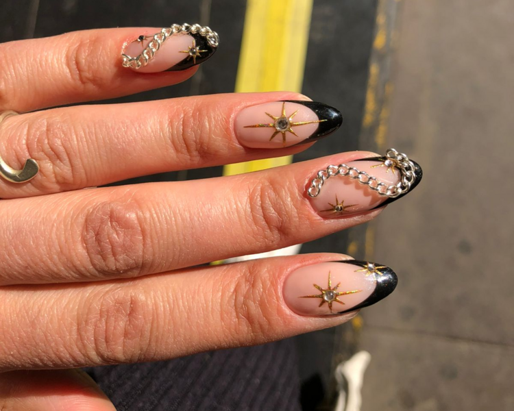 Cristales o cadenas por dedo