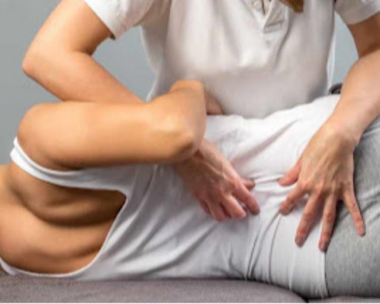 Una sesión de Terapia Manual (similar quiropraxia)