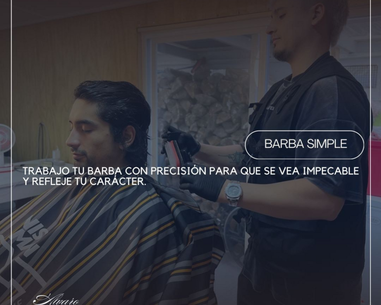 perfilado de barba