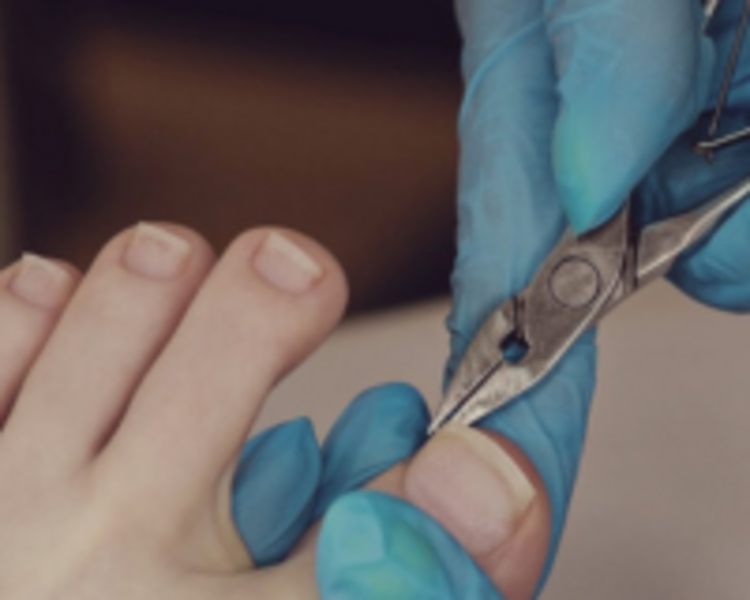 Pedicuria sin esmaltado