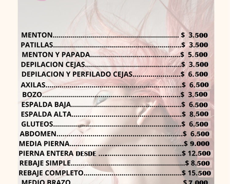 DEPILACION, SOLO HORAS POR WHATSAPP