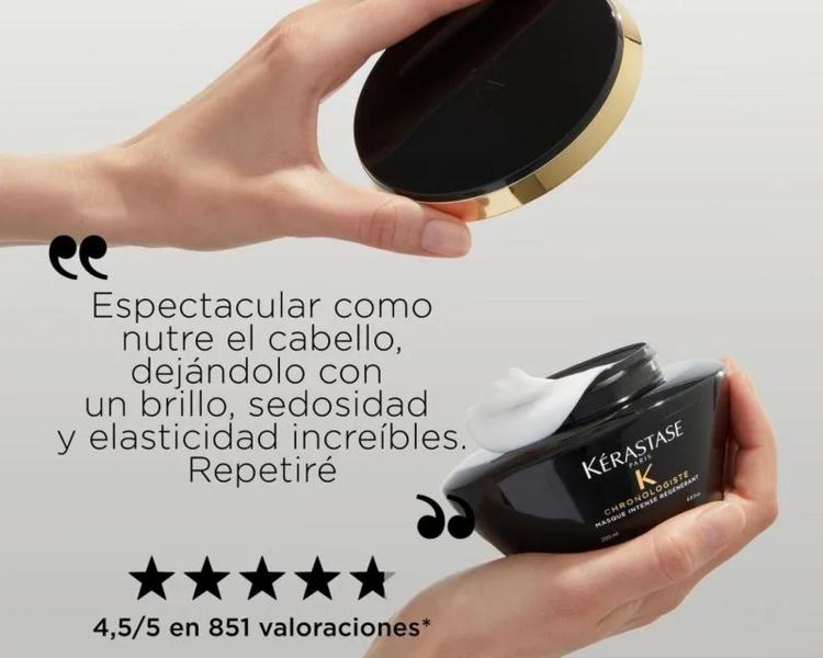LUJOSO RITUAL CHRONOLOGISTE CAVIAR  KERASTASE +CORTE DE PUNTAS Y BORDADO