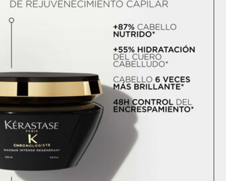 LUJOSO RITUAL CHRONOLOGISTE CAVIAR  KERASTASE +CORTE DE PUNTAS Y BORDADO