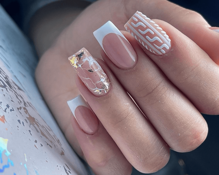 SEMI UÑA LARGA DAMA + BASE RUBBER