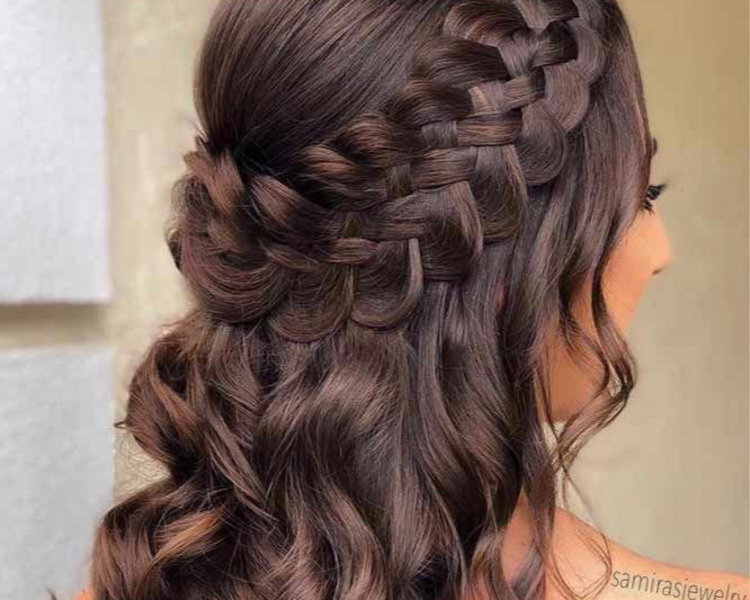 Semi recogido / Peinado con trenzas / Messy bun