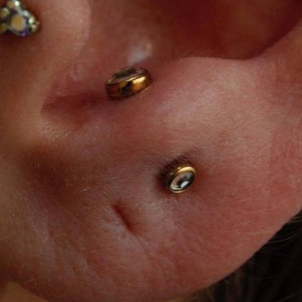 Inverted Tragus Piercing