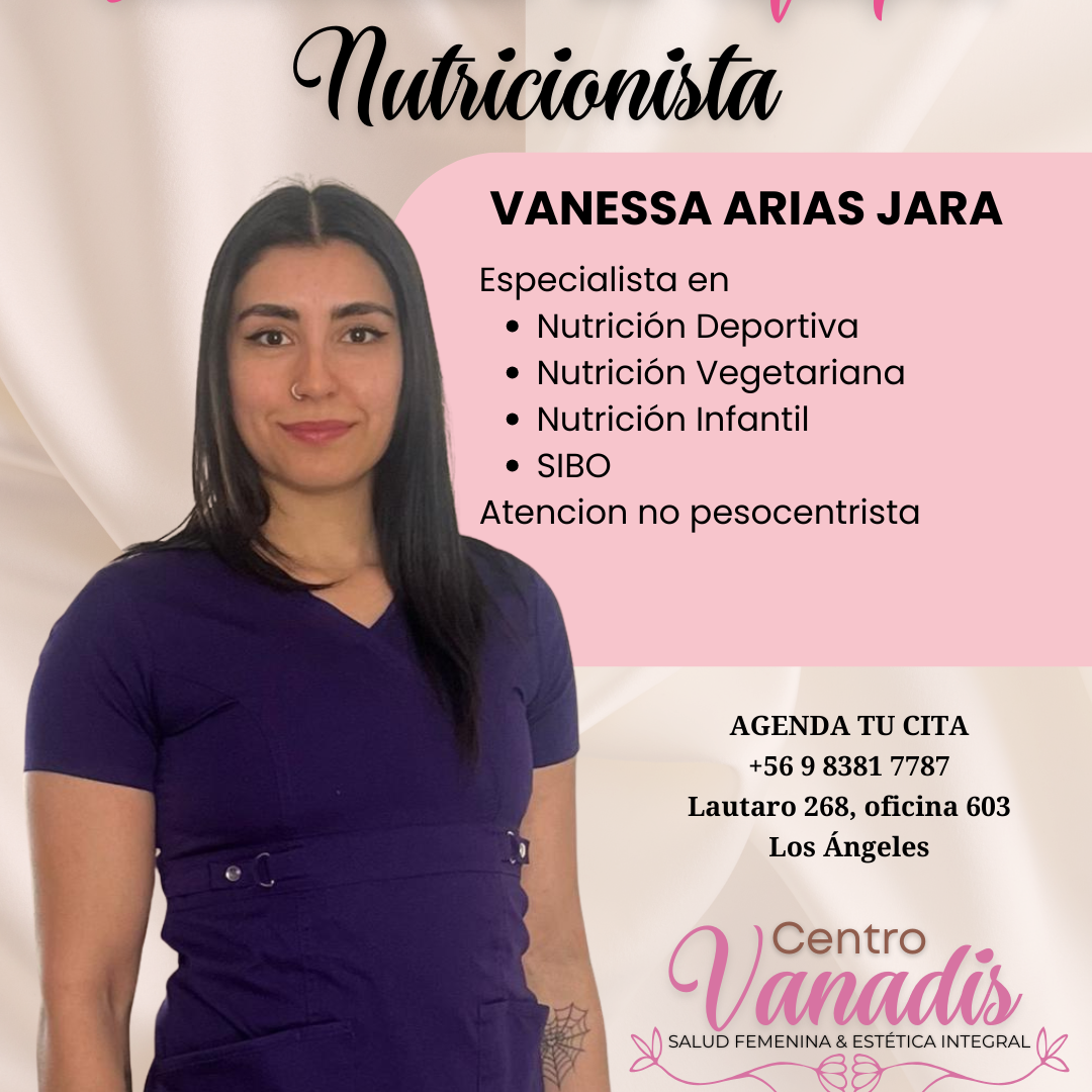 Nutricionista Vanessa Arias