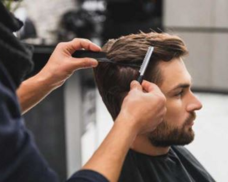 Corte de Hombre con tijeras