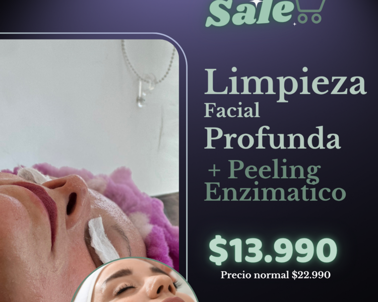 Black Limpieza Facial Profunda + Peeling Enzimatico 
