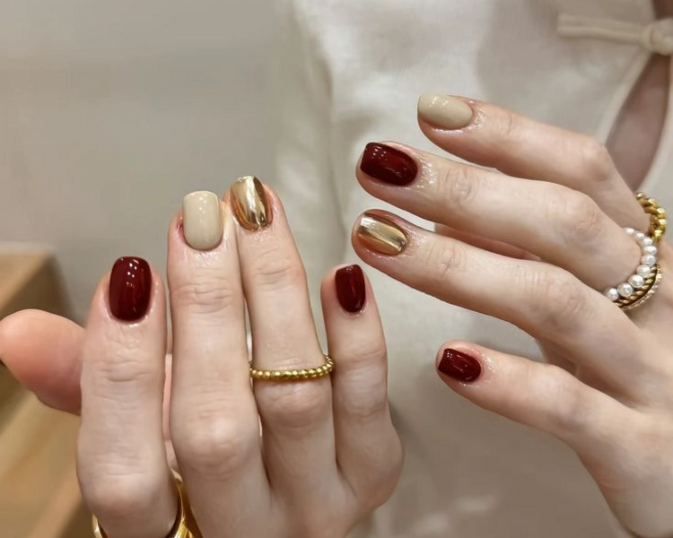 Aplicación de Gelish  3 tonos 