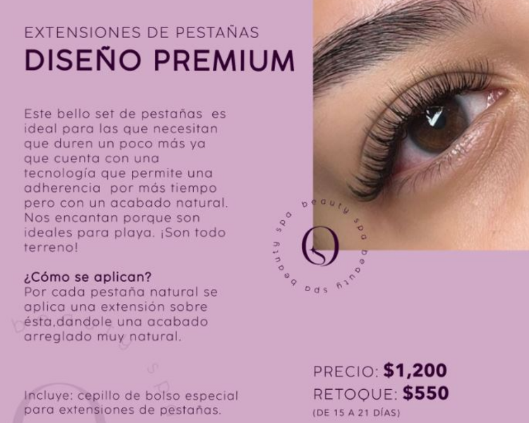 Extensiones de Pestañas Diseño Premium