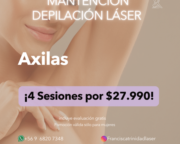 4 SESIONES EN AXILAS - AÑO 2025