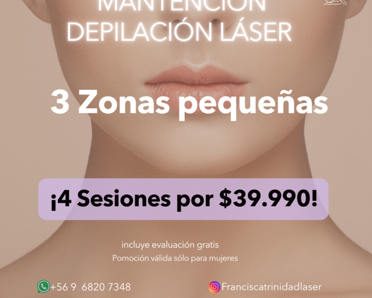 4 SESIONES EN 3 ZONAS PEQUEÑAS A ELECCIÓN - AÑO 2025