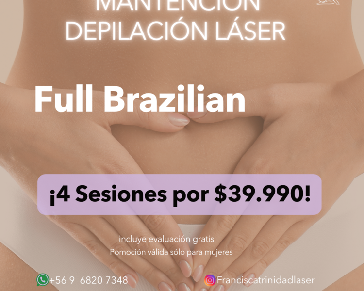 4 SESIONES EN FULL BRAZILIAN - AÑO 2025