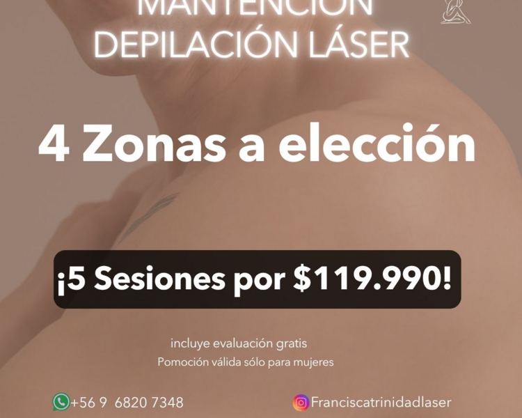 5 SESIONES EN 4 ZONAS GRANDES A ELECCIÓN- AÑO 2025