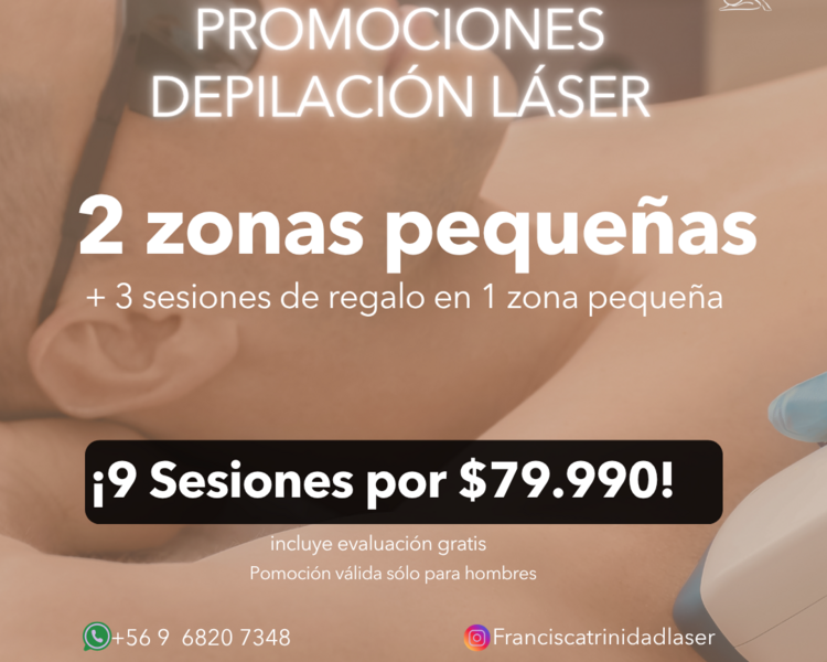 AÑO 2025-9 SESIONES EN 2 ZONAS PEQUEÑAS A  ELECCIÓN + 1 ZONA PEQUEÑA DE REGALO (3 SESIONES) - AÑO 2025