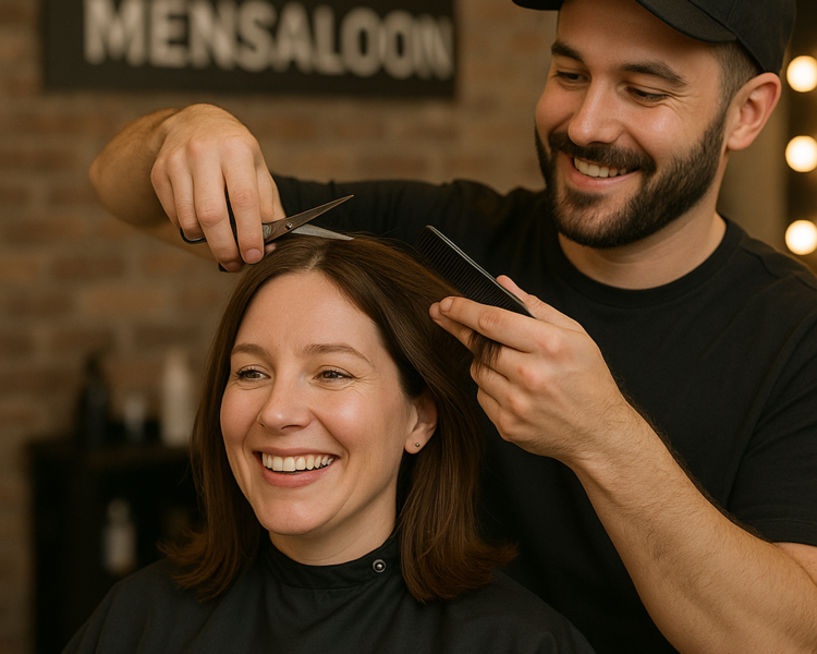 Corte Dama incluye lavado y secado