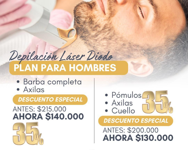 Depilacion Laser Pomulos, Axilas y Cuello