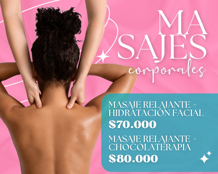 masaje relajante con hidratación facial 