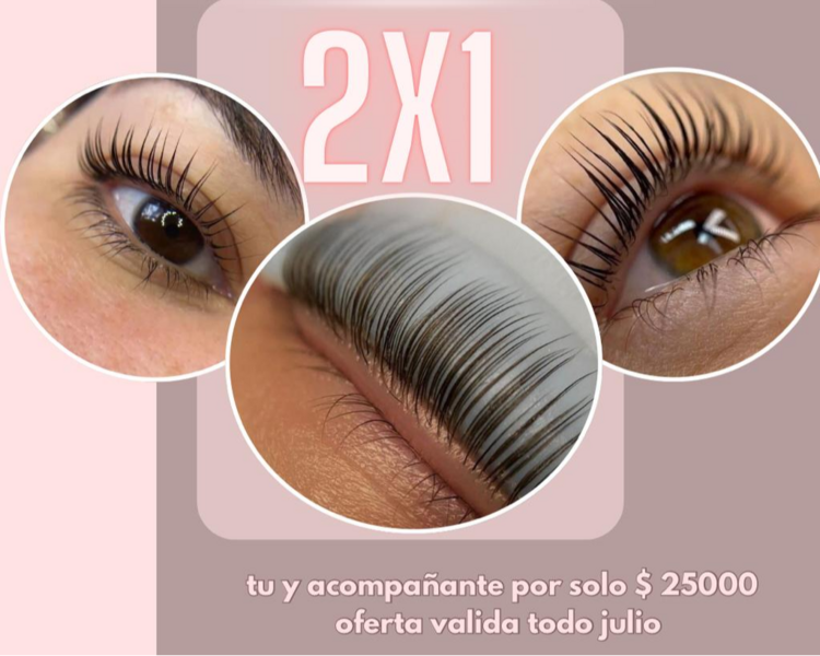 Lifting de pestañas 2x1 