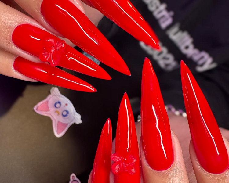 ✨Esculpidas largo N°5 a N°7 diseño liso