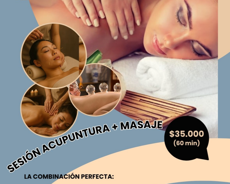 ACUPUNTURA + MASAJE (FULL SESION )