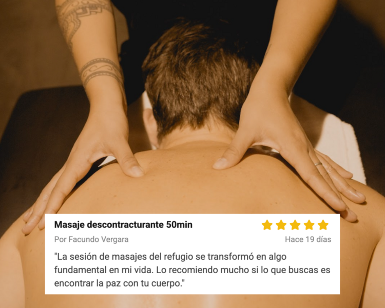 Masaje descontracturante 50min