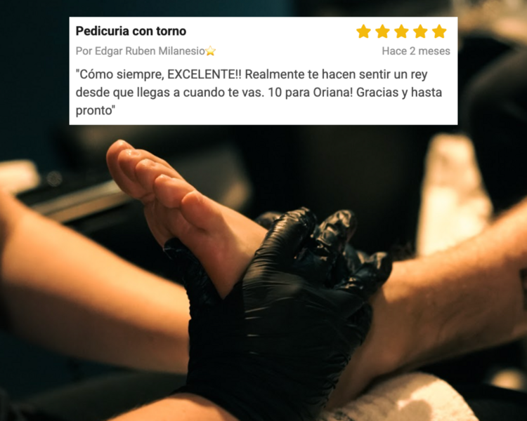 Pedicuria con torno
