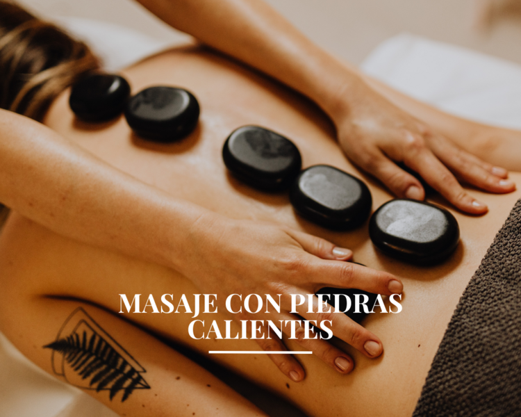 Masaje con piedras Calientes 1 hora