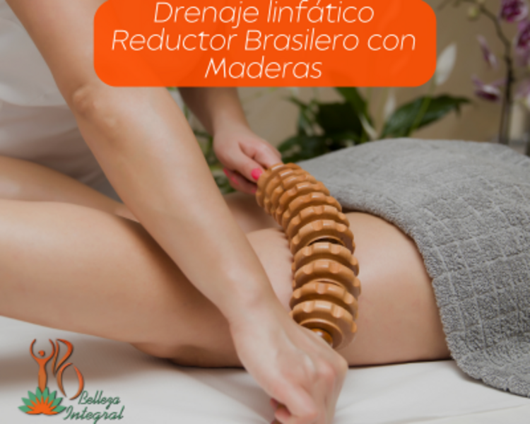 Pack  4 Drenaje linfático Reductor  Brasilero con Maderas 