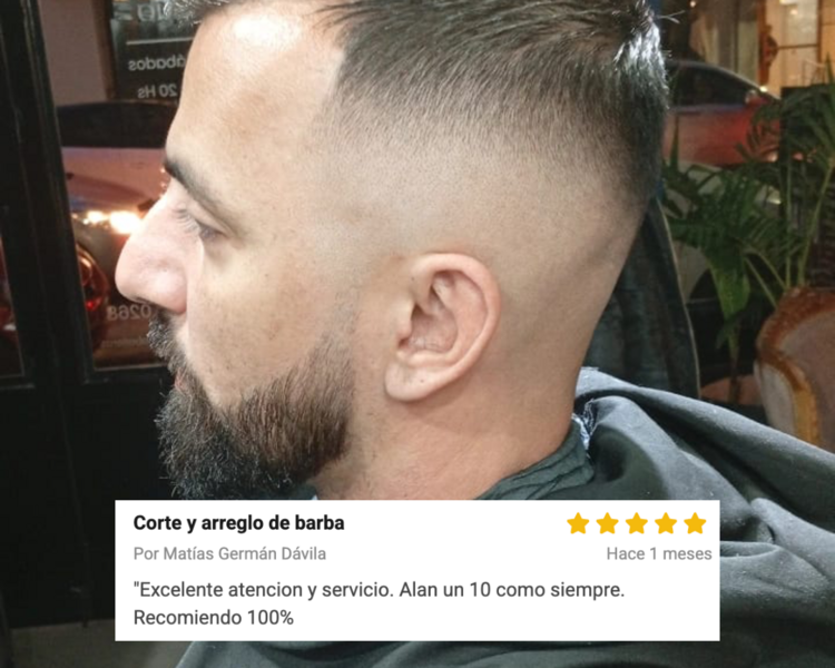 Corte y arreglo de barba